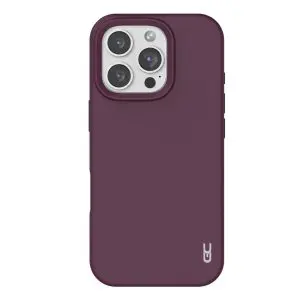 כיסוי סילקון איכותי תומך MagSafe עבור Iphone 16 Pro Max בצבע חציל