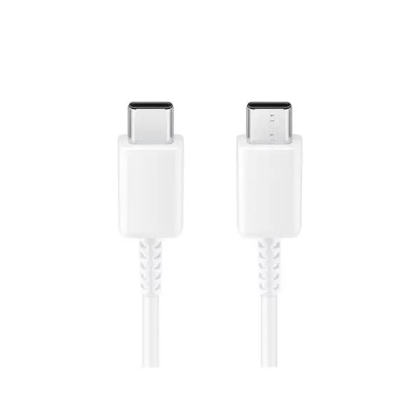 כבל Samsung Type-C ל־Type-C בצבע לבן – מקורי באורך 1 מטר