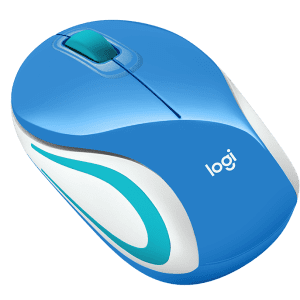 עכבר אלחוטי Logitech Wireless M187 בצבע כחול