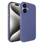 כיסוי דמוי עור אקסלוסיבי עבור iphone 16 תומך Magsafe בצבע סגול