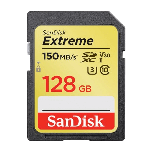 כרטיס זיכרון SanDisk Extreme Extreme SDXC 128GB SDSDXV5-128G 128GB SD UHS-I