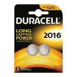 זוג סוללות ליתיום DURACELL CR2016