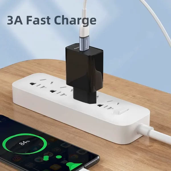 ⁦מתאם Type-C זכר ל-USB נקבה מבית ESSAGER – תומך OTG, טעינה והעברת נתונים⁩ – תמונה ⁦3⁩