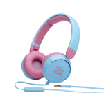 אוזניות קשת חוטיות לילדים JBL JR310 בצבע ורוד תכלת