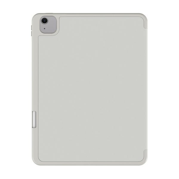 כיסוי JCPal DuraPro בצבע אפור בהיר ל‑iPad Pro 11 אינץ' (M4, 2024) – מגן חכם עם תא ל‑Apple Pencil