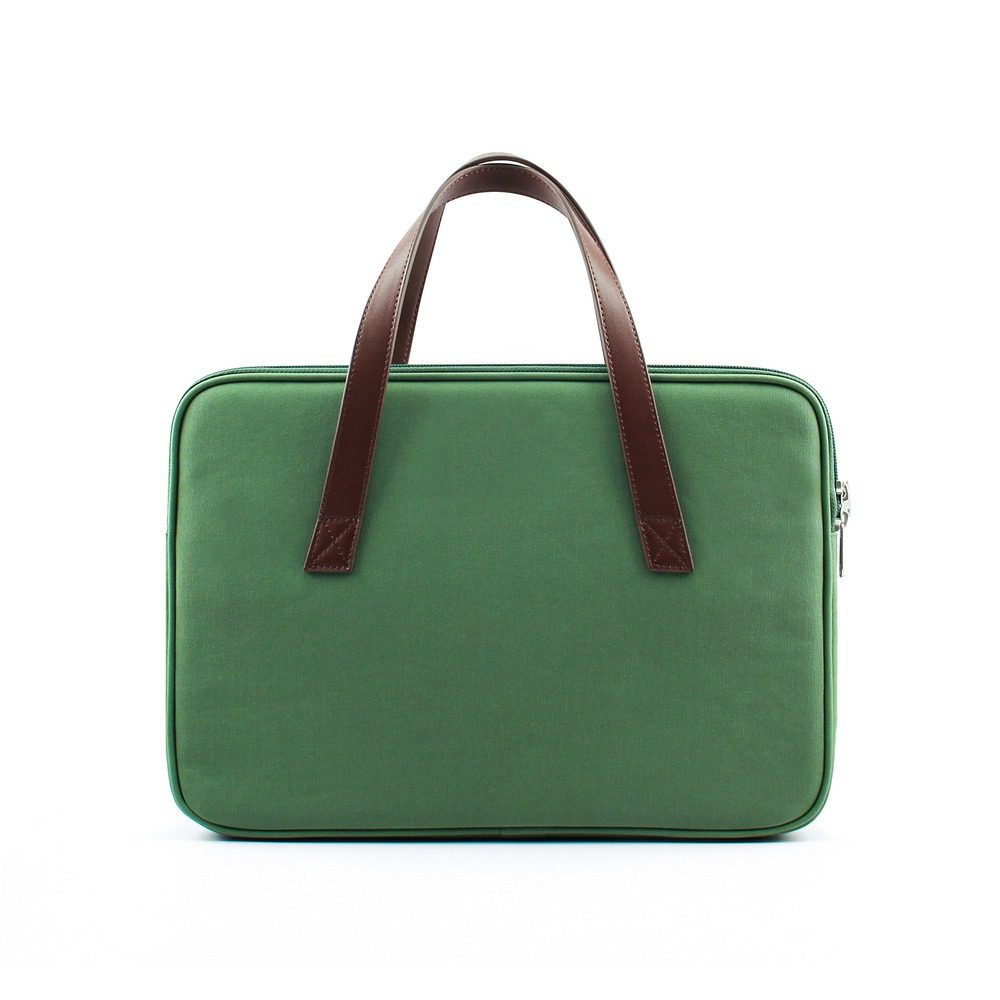 תיק נשיאה יוקרתי JCPal Milan briefcase Sleeve, 15/16-inch, Olive – תמונה 2