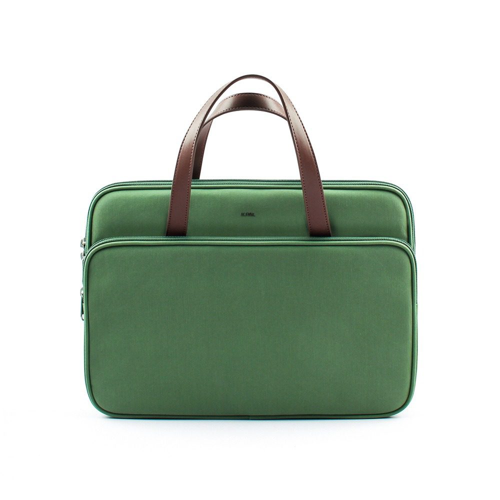תיק נשיאה יוקרתי JCPal Milan briefcase Sleeve, 15/16-inch, Olive