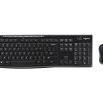 סט מקלדת ועכבר אלחוטיים Logitech MK270 2.4GHz – עברית/אנגלית