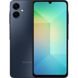 סמארטפון Samsung Galaxy A06 עם נפח 64GB בצבע שחור – מסך גדול, ביצועים יציבים ומצלמה חכמה