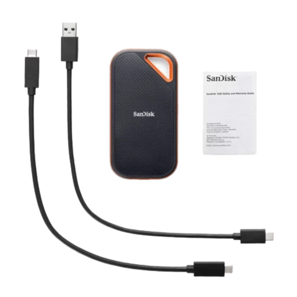 ⁦כונן SSD חיצוני SanDisk Extreme PRO E81 בנפח 1TB עם חיבור USB 3.2 – מהיר במיוחד ועמיד⁩ – תמונה ⁦3⁩