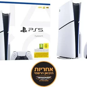 קונסולה Sony PlayStation 5 Blu-ray Edition 1TB PS5 SLIM כולל בקר אלחוטי שנה אחריות יבואן רשמי