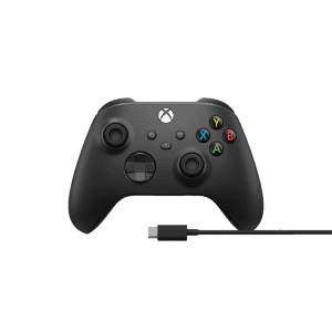 בקר XBOX Series S | X אלחוטי בצבע שחור כולל כבל USB-C