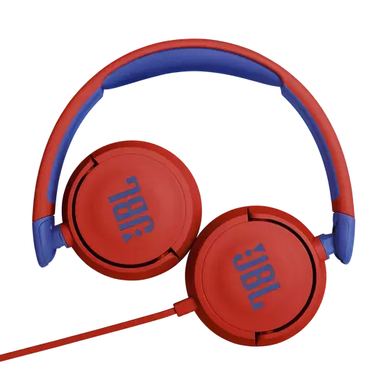 אוזניות חוט JBL JR310 בצבע אדום כחול – תמונה 3