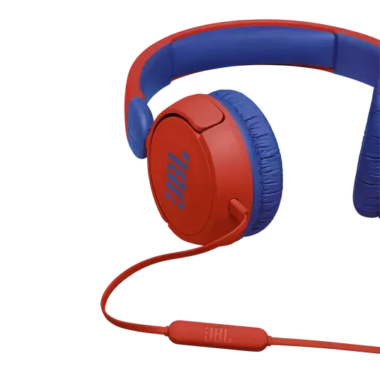 אוזניות חוט JBL JR310 בצבע אדום כחול – תמונה 4