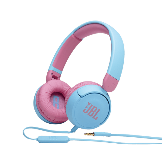 אוזניות קשת חוטיות לילדים JBL JR310 בצבע ורוד תכלת
