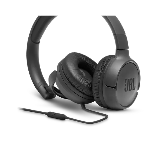 אוזניות קשת חוטיות JBL TUNE 500 בצבע שחור – תמונה 2