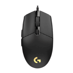 עכבר גיימינג ‏חוטי LogiTech G102 Lightsync בצבע שחור