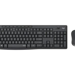 סט מקלדת ועכבר אלחוטיים Logitech Wireless Combo MK295 עברית ואנגלית, בצבע לבן