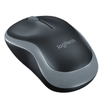 עכבר אלחוטי Logitech Wireless M185 בצבע אפור