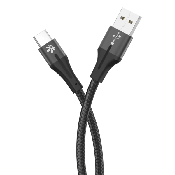 כבל USB-C שזור באורך 3 מטר לטעינה וסנכרון מהיר מבית Miracase – איכותי ועמיד