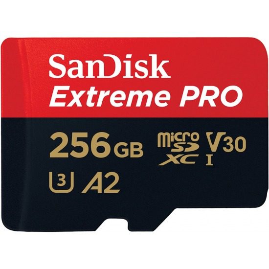 כרטיס זיכרון SanDisk Extreme PRO microSDXC 256GB+SD Adapter 170MB/s – תמונה 2