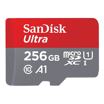 כרטיס זכרון SanDisk Ultra Micro SDHC UHS-I SDSQUA4-256G - בנפח 256GB