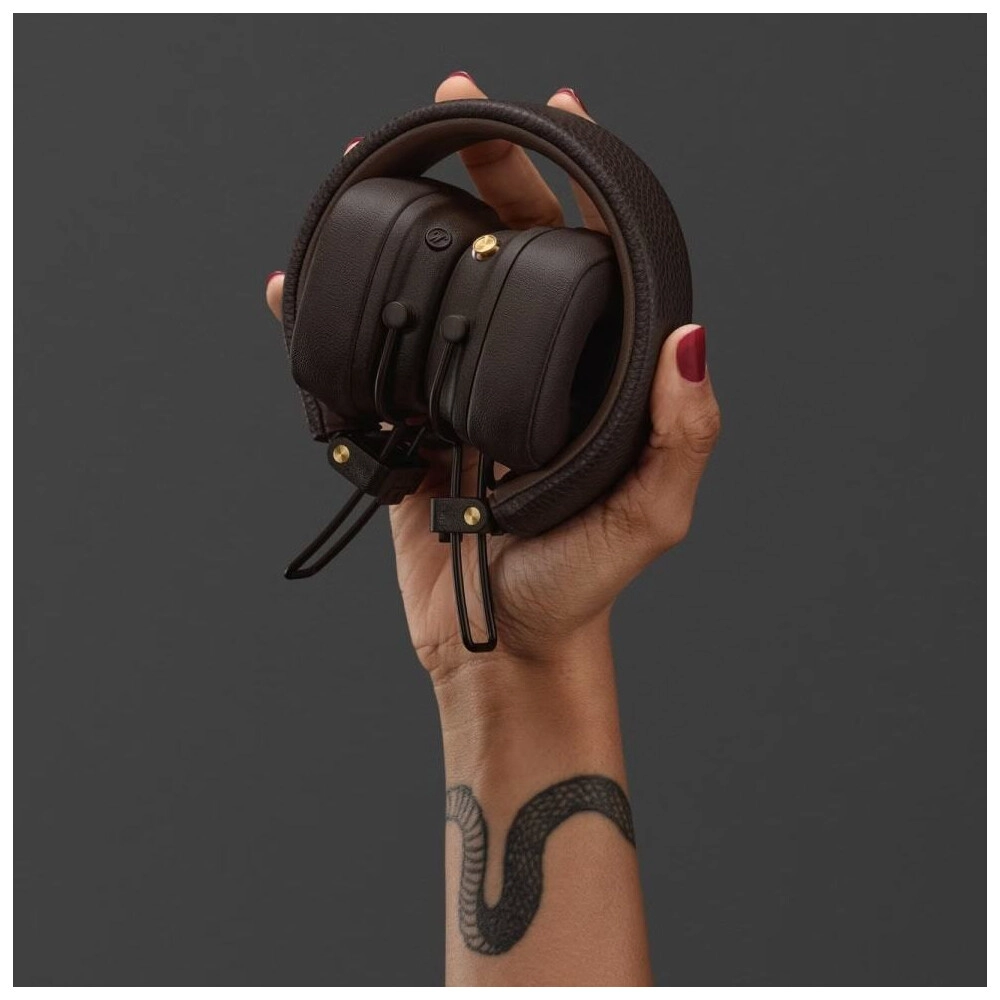 אוזניות קשת אלחוטיות | Marshall Major V - Brown – תמונה 4