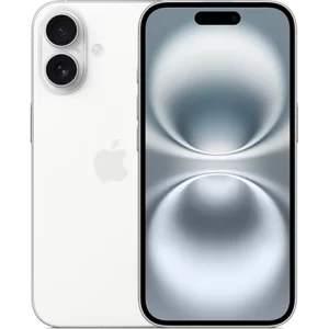 סמארטפון Apple iPhone 16 בנפח 128GB בצבע לבן