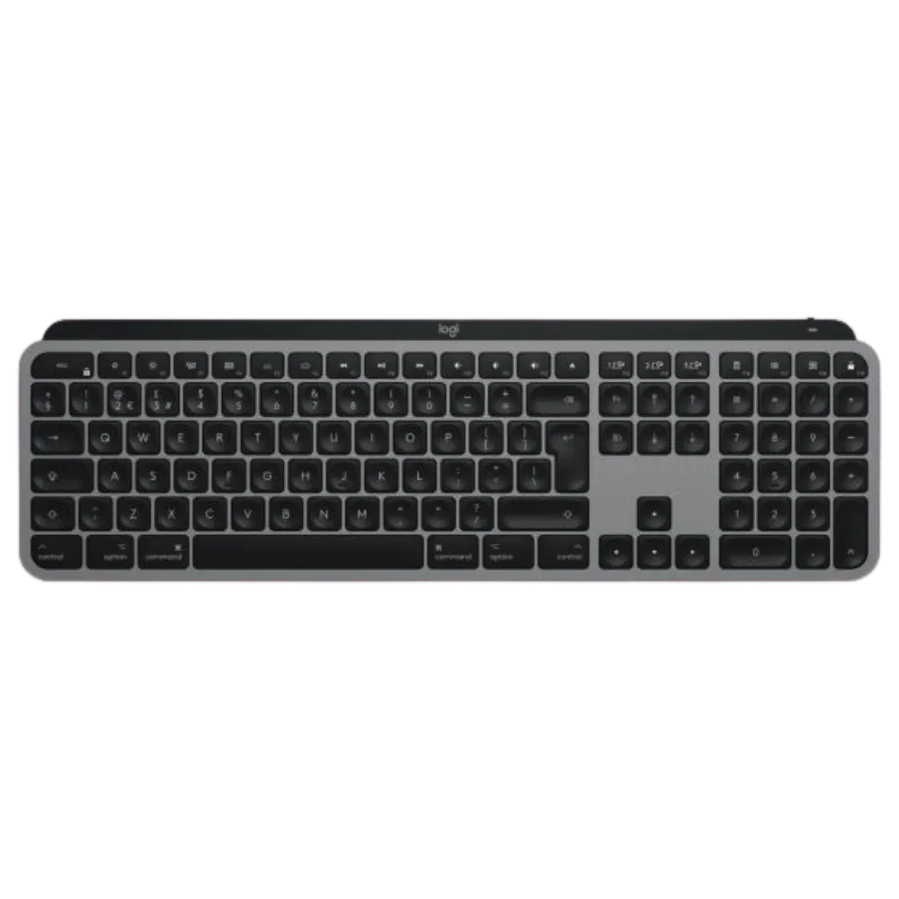 מקלדת אלחוטית Logitech MX Keys For Mac Bluetooth/USB בצבע אפור חלל