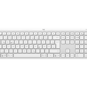 מקלדת אלחוטית חכמה Logitech Signature Slim K950 בצבע לבן