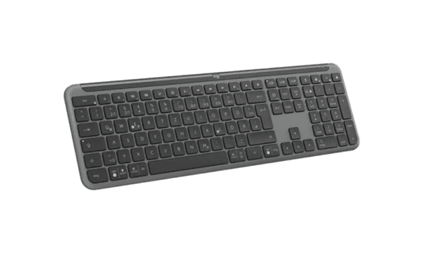 ⁦מקלדת אלחוטית חכמה Logitech Signature Slim K950 בצבע שחור⁩ – תמונה ⁦2⁩