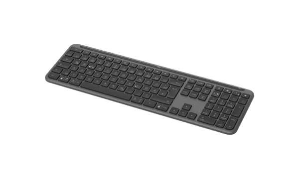 ⁦מקלדת אלחוטית חכמה Logitech Signature Slim K950 בצבע שחור⁩ – תמונה ⁦3⁩
