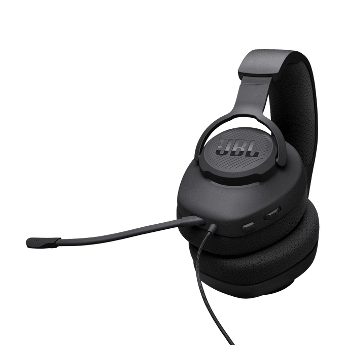 אוזניות גיימינג חוטיות עם מיקרופון Jbl Quantum 100M2 בצבע שחור – תמונה 3