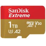 כרטיס זיכרון בנפח 1T Extream Micro SD 4K 190S מבית SANDISK