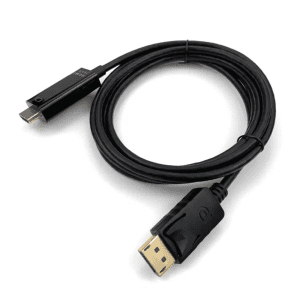 כבל DisplayPort ל-HDMI באורך 2 מטר – תמיכה ב־4K, צבע שחור