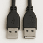 כבל מאריך USB זכר לזכר באורך 1.8 מטר – תואם USB 2.0, לחיבור מהיר ואמין בין מכשירים