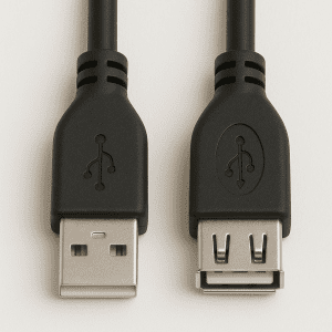 כבל מאריך USB זכר לנקבה באורך 3 מטר – תואם USB 2.0, איכות גבוהה להעברת נתונים וטעינה