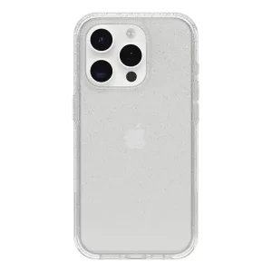 כיסוי OtterBox Symmetry שקוף נצנץ תומך MagSafe ל-iPhone 15 Pro – מגן מקורי דק ועמיד במיוחד