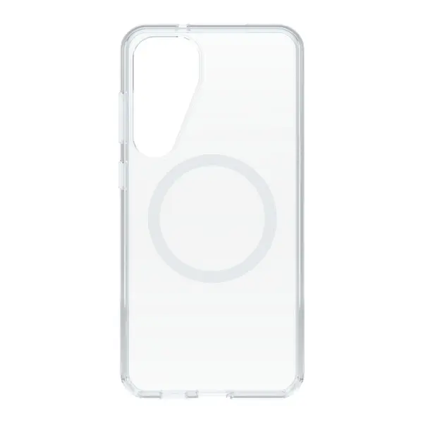 כיסוי OtterBox Symmetry שקוף תומך MagSafe ל-Samsung Galaxy S25 – מגן מקורי דק ועמיד במיוחד