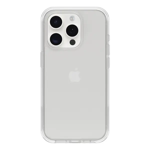 כיסוי OtterBox Symmetry שקוף תומך MagSafe ל-iPhone 15 Pro – מגן מקורי דק ועמיד במיוחד