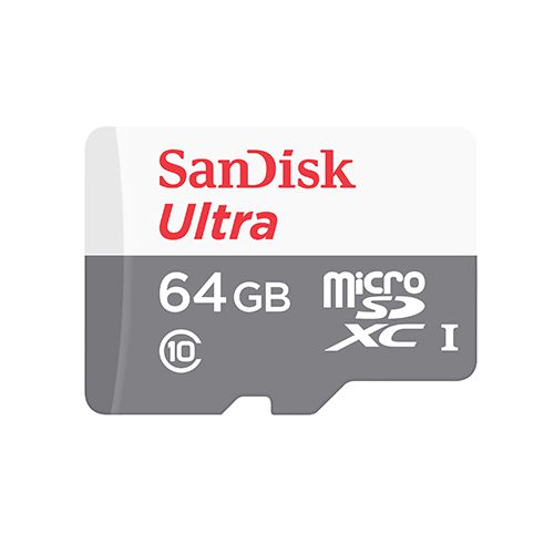 כרטיס זיכרון MicroSD SanDisk Ultra Lite 64GB 100MB/s UHS-I