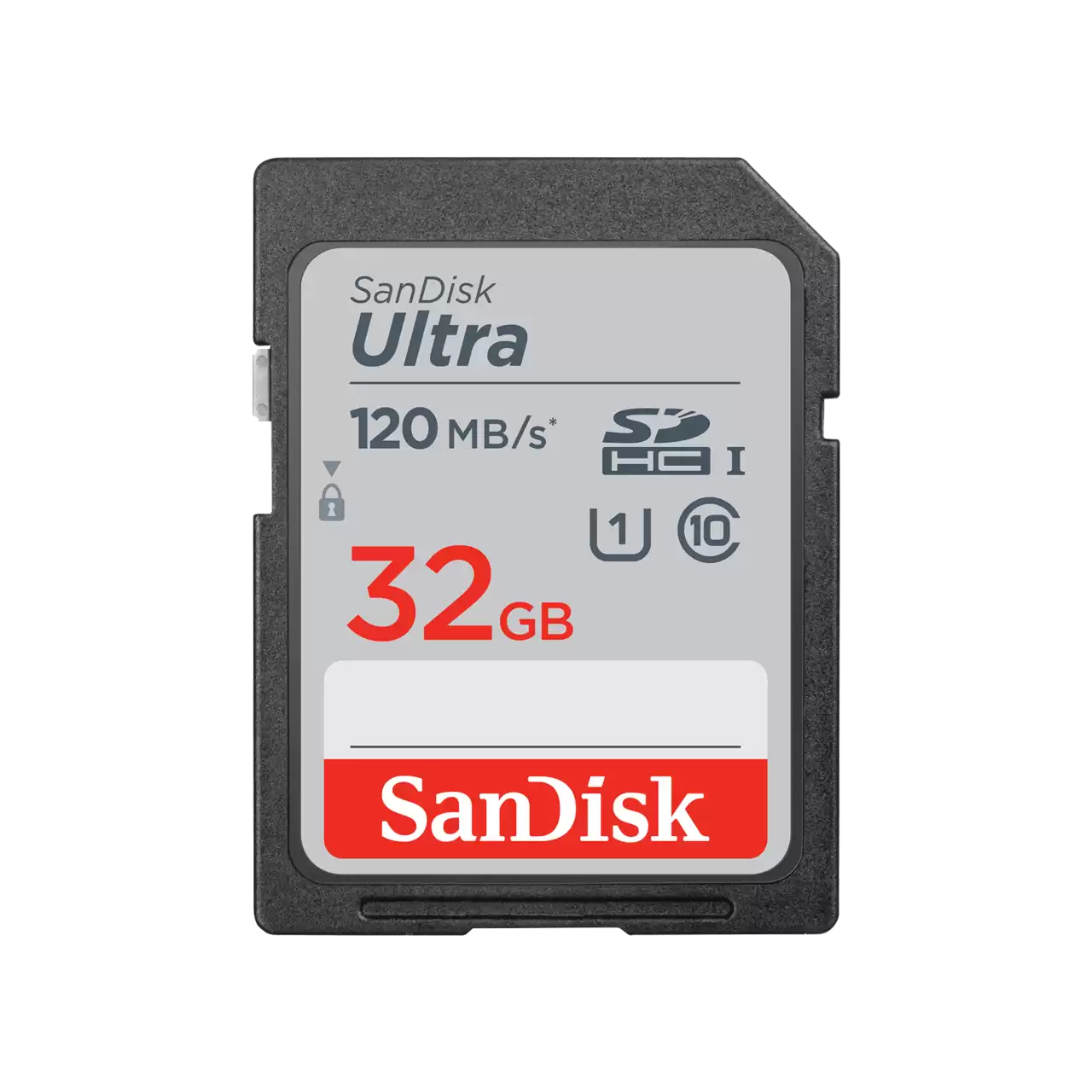 כרטיס זיכרון SD SDXC SanDisk Ultra 32GB 120MB/s UHS-I
