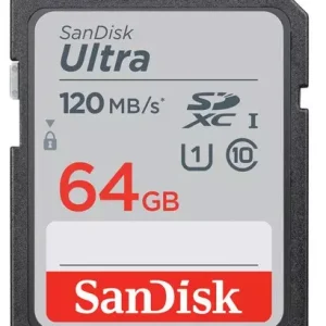 כרטיס זיכרון SD SDXC SanDisk Ultra 64GB 140MB/s UHS-I