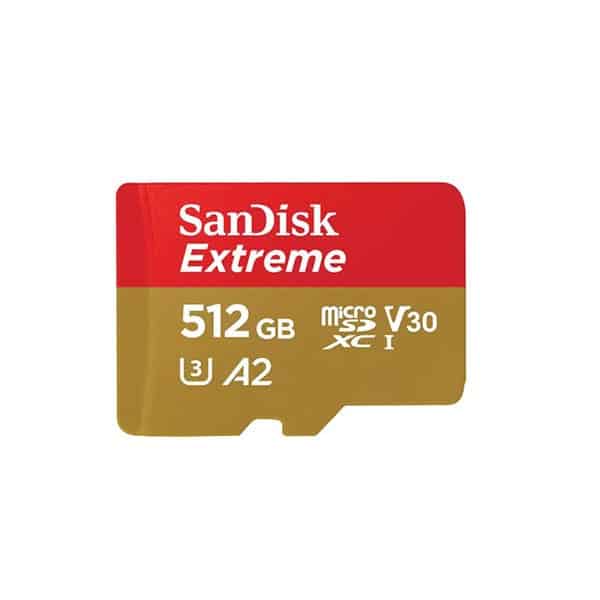 כרטיס זיכרון SanDisk Extreme microSD 512GB 190MB/s 4K