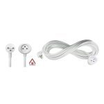 כבל מאריך באורך 5 מטר OMEGA – לבן