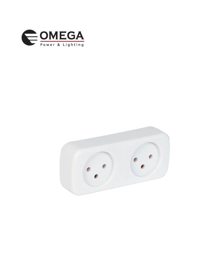 מפצל שקע 2 כניסות OMEGA