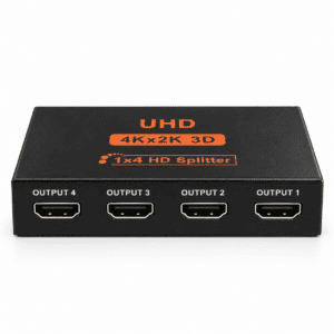 מפצל HDMI ל-4 מסכים 1x4 Splitter תומך 4K