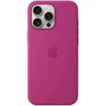 כיסוי מקורי iPhone 16 Pro Silicone Case with MagSafe - Fuchsia