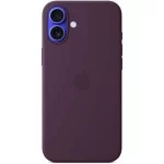כיסוי מקורי iPhone 16 Silicone Case with MagSafe - Plum
