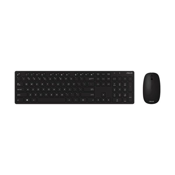 סט מקלדת ועכבר אלחוטיים  Asus W5000 בצבע שחור